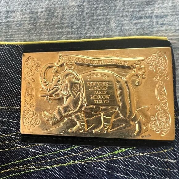 NWT! Girls Passport Dark Wash Embellished Embroidered Bootcut Jeans Size 8 - Picture 11 of 13